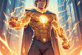 draw  superhero character for comics