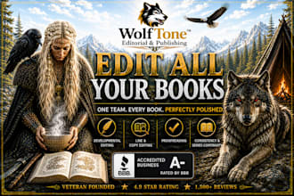 edit and refine your book or series