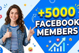5,000 facebook group members to scale your group