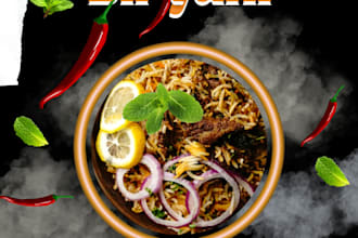 create food poster design using canva