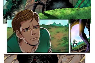 draw nsfw and sfw comic page or nsfw illustration