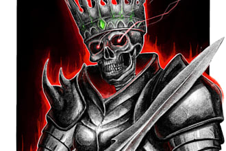create dark fantasy characters