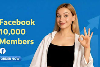 promoting your facebook group to add 10,000 active members