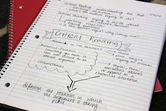 notes to study sheets or guides