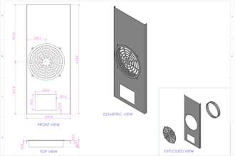 create sheet metal 2d 3d design and fabrication drawings