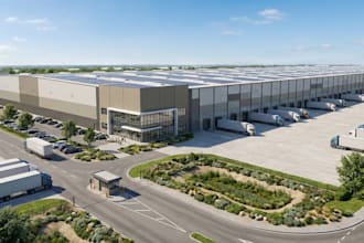 do 3d modeling and facade design for factory, and commercial buildings