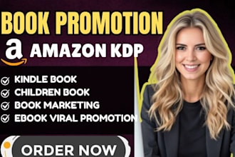 do ebook viral promotion, amazon KDP, children book, kindle book marketing