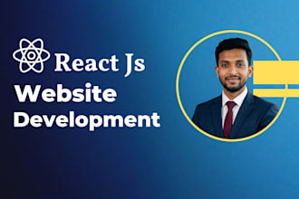 build react front end full stack responsive custom website