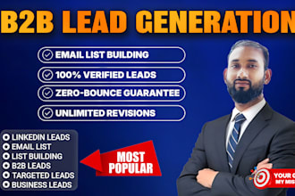 provide b2b lead generation, email list building, personal phone number