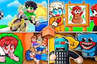 create professional roblox thumbnail icon roblox gfx roblox 3d art