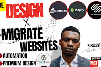 migrate ueni prestashop odoo magento squarespace clone website shopify migration
