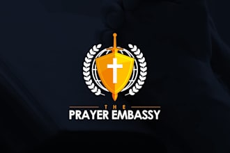 do church, ministry, christian or religious logo