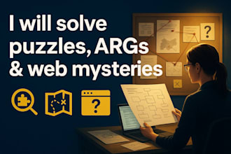 solve any puzzle, args, and web series