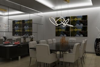 design your interior with moodboard and render
