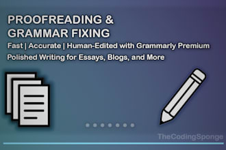 proofread and fix grammar, spelling, and flow in your docs