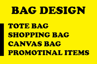 design tote bag, shopping bag, canvas for promotional uses