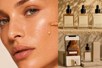 design a luxury skincare and beauty brand identity