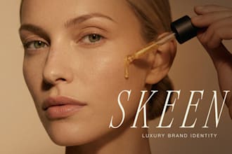 design a luxury skincare and beauty brand identity