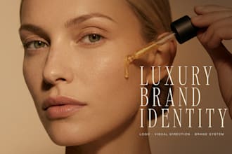 design a luxury skincare and beauty brand identity
