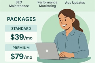 provide wix maintenance updates SEO support wix website