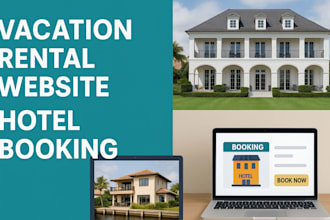 design vacation rental website, short term rental, and direct booking website