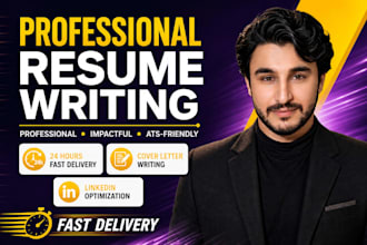 create an executive ats resume and professional CV design