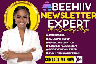 create beehiiv newsletter design beehive landing page beehiv ai email automation