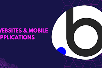 build custom website or mobile app using bubble io