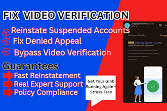 fix google business profile suspension due to verification gmb appeal form error
