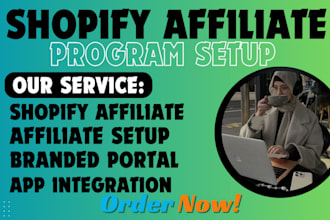 setup affiliate program on your shopify store