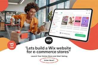 design wix ecommerce online store with payments and SEO
