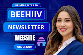 setup beehiiv newsletter redesign beehive website design beehiiv landing page