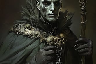 do scary fantasy horror character