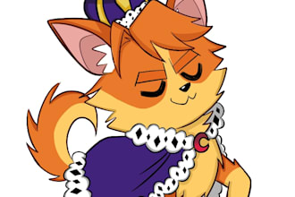draw cute feral furries for you