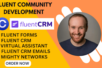setup fluent crm, virtual assistant for fluent forms pro, fluent crm emails
