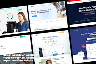 design website on webflow, figma to webflow, webflow expert webflow website
