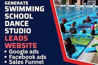 generate swimming school dance studio leads build swimming dance studio website