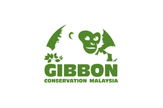 design wonderful logo to help save endangered gibbons