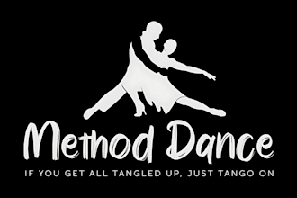 design unique tango rock gymnastic and dance logo