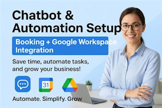 automate your business with chatbots and booking systems