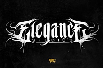 design a brutal death metal band logo