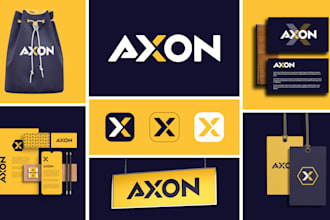 design a custom logo and full brand identity package