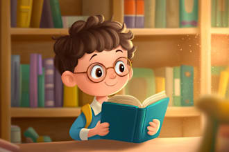 illustrate children story book illustration, kids story
