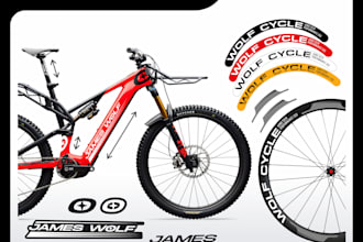 create custom stickers for your bicycle and wheel