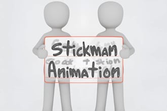 2d stickman animation, stick fight, and stick figure explainer videos