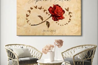 design unique canvas artwork