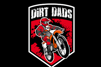 design wonderful gorgeous dirt dads logo