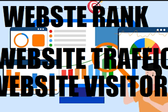 rank your website on first page,with web seo,visitors,traffic