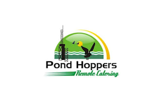 design professional pond hoppers remote catering logo