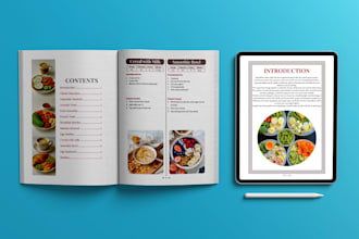 do cookbook formatting and layout design professionally
